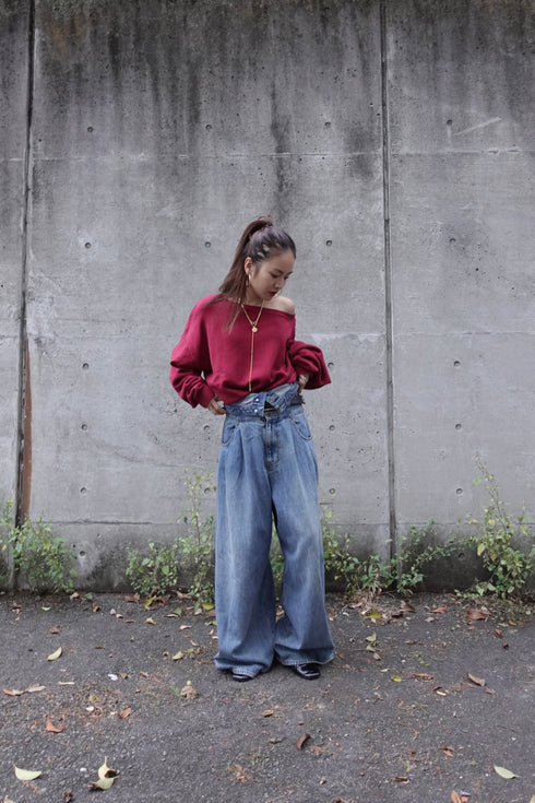 ウエストマークルーズデニム